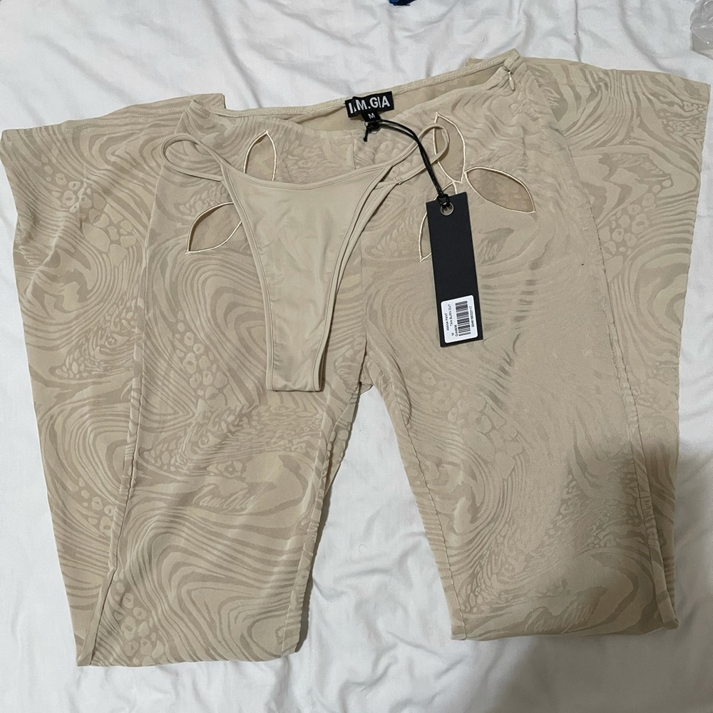 I.AM.GIA AMINA PANT TAN BURN OUT